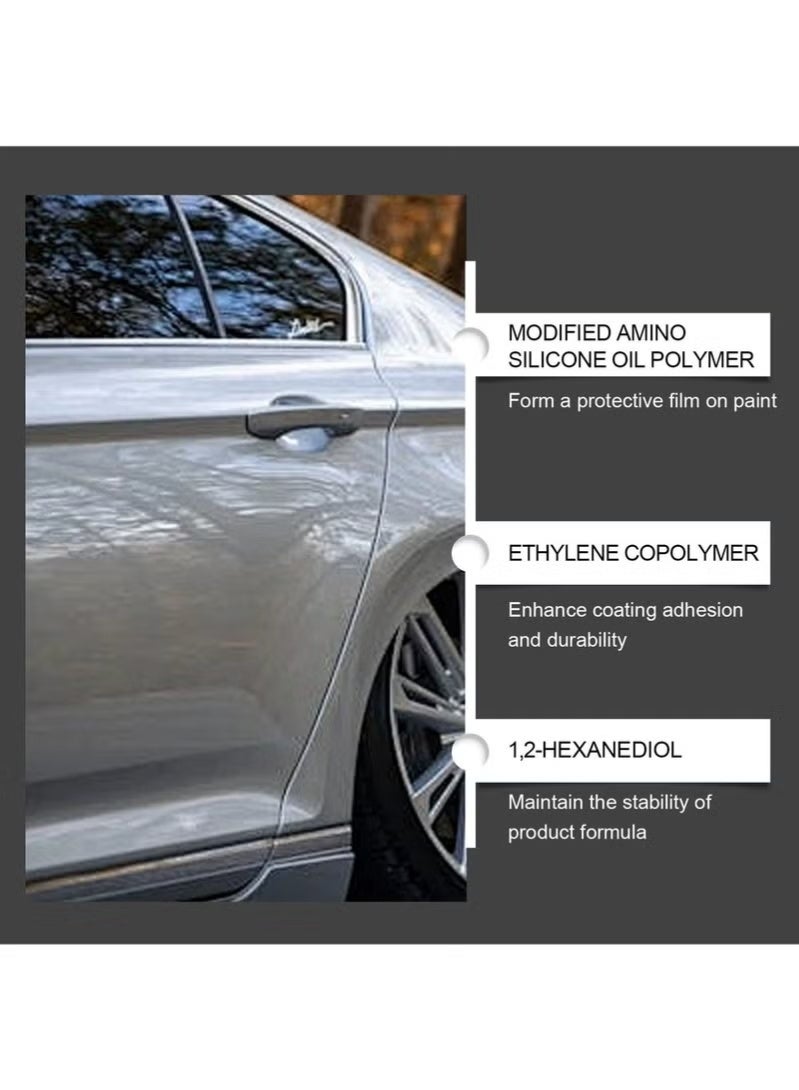 Ceramic Car Seal Kit – Crystal Serum 100ml, High Performance Ceramic Sealant for Cars, 9H+ Protection, Shiny Water Resistant & Scratch Resistant - Image 4