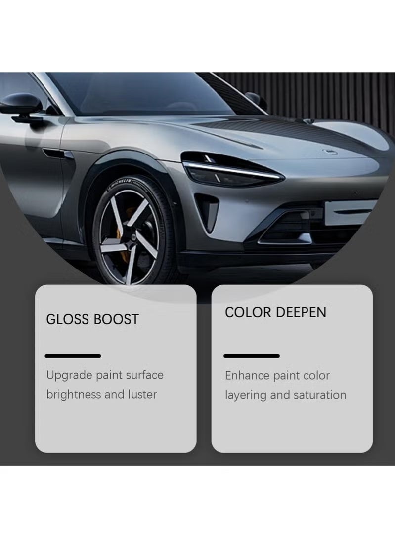 Ceramic Car Seal Kit – Crystal Serum 100ml, High Performance Ceramic Sealant for Cars, 9H+ Protection, Shiny Water Resistant & Scratch Resistant - Image 5