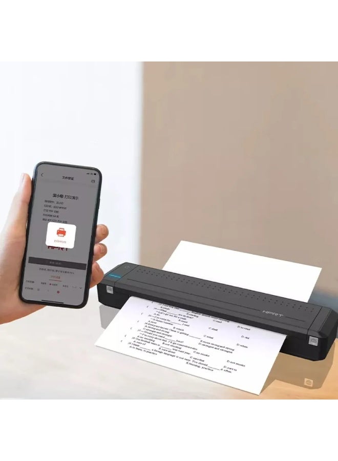 HPRT MT800 A4 Thermal Transfer Printer | Wireless Portable Bluetooth Printer - Image 2