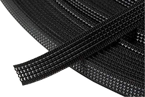 JAINSONS Jainsons Polyester Boning for Nursing Cover Cap Brass Corsets Bridal Gowns Lingerie Swimwear Length44 Yard Black Width6 MM - Image 1