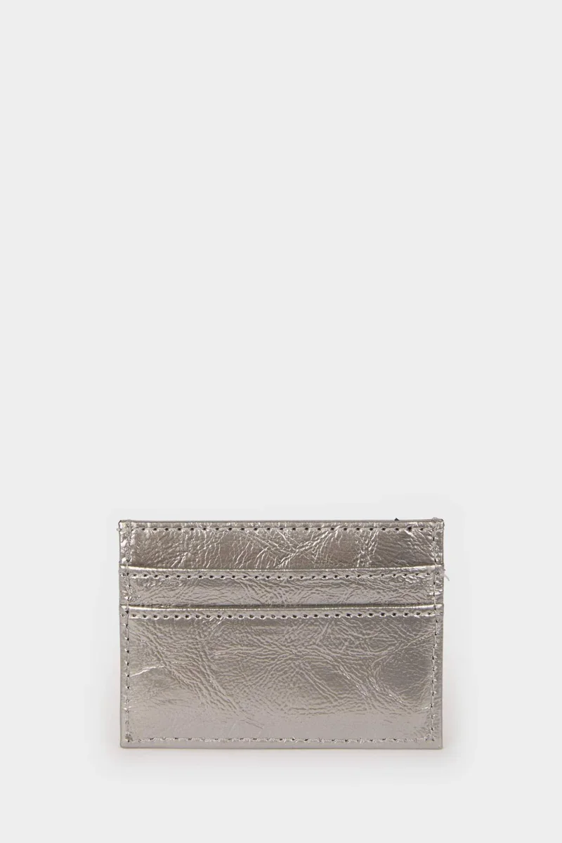 Defacto  Woman Faux Leather Business Card Wallet for Women | Best Price UAE