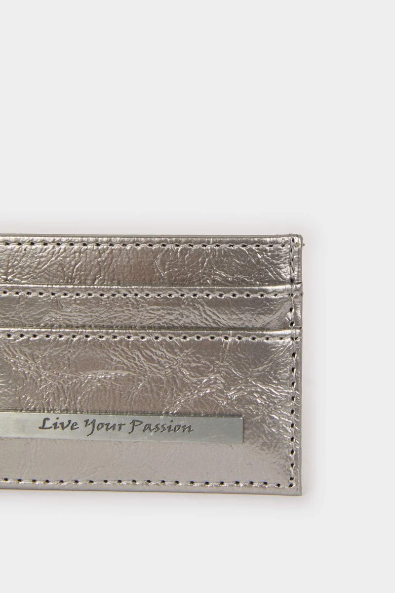 Defacto  Woman Faux Leather Business Card Wallet for Women | Best Price UAE
