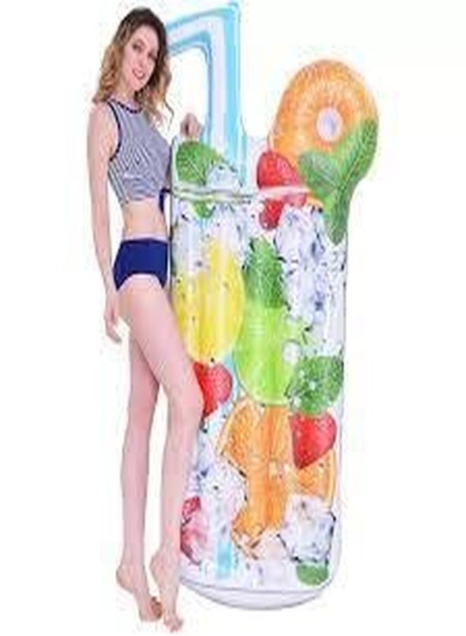 Jilani Swimming Pool Float for Adult Summer Cool Lounger Mat Swimming Pool Float with Manual Pump - Image 5