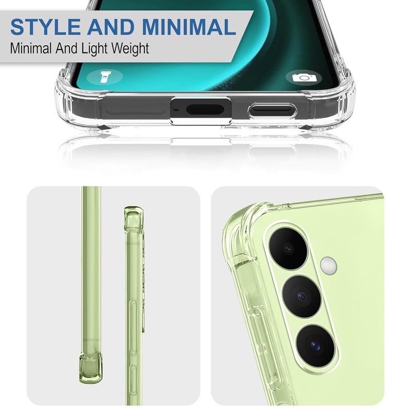 Cedo Samsung Galaxy A05s (4G) Bumper Case | Soft Jel Flexible Thin Full Protection Shock Proof Clear TPU Back Case Cover for Samsung Galaxy A05s (4G) (Transparent) - Image 4