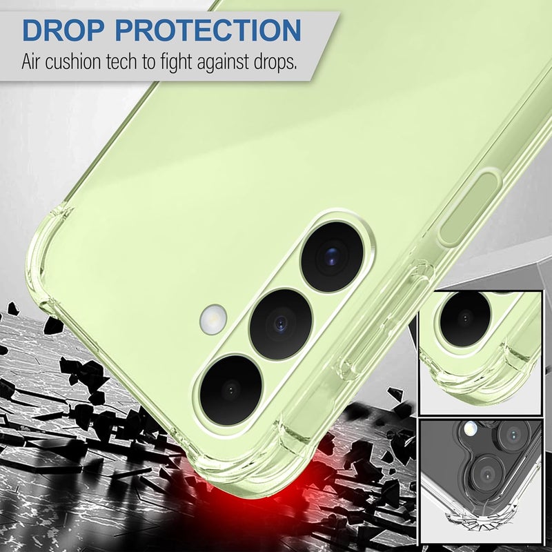 Cedo Samsung Galaxy A05s (4G) Bumper Case | Soft Jel Flexible Thin Full Protection Shock Proof Clear TPU Back Case Cover for Samsung Galaxy A05s (4G) (Transparent) - Image 3