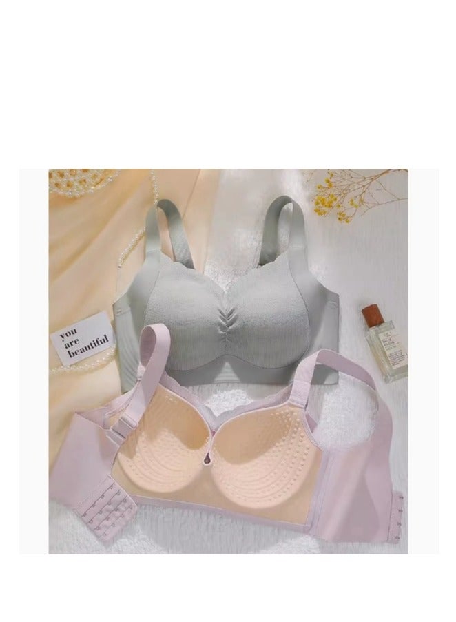 MIIOW Underwear For Women Gathered Together To Prevent Sagging, Without Steel Rings Or Marks, Beautiful Back, Large Size Bra - Image 3