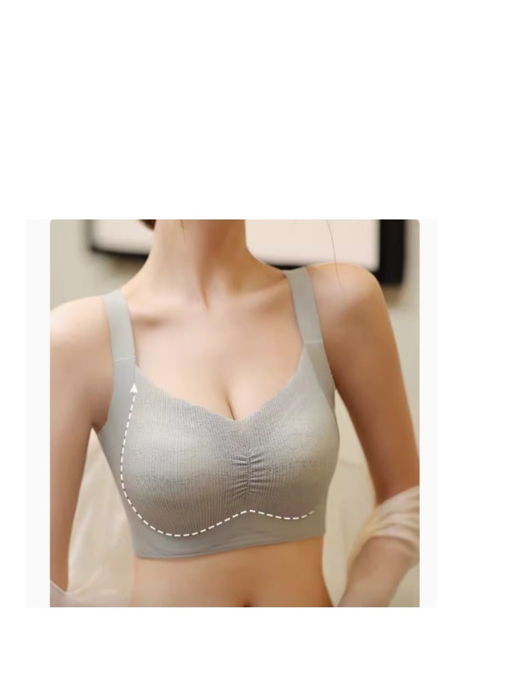 MIIOW Underwear For Women Gathered Together To Prevent Sagging, Without Steel Rings Or Marks, Beautiful Back, Large Size Bra - Image 2