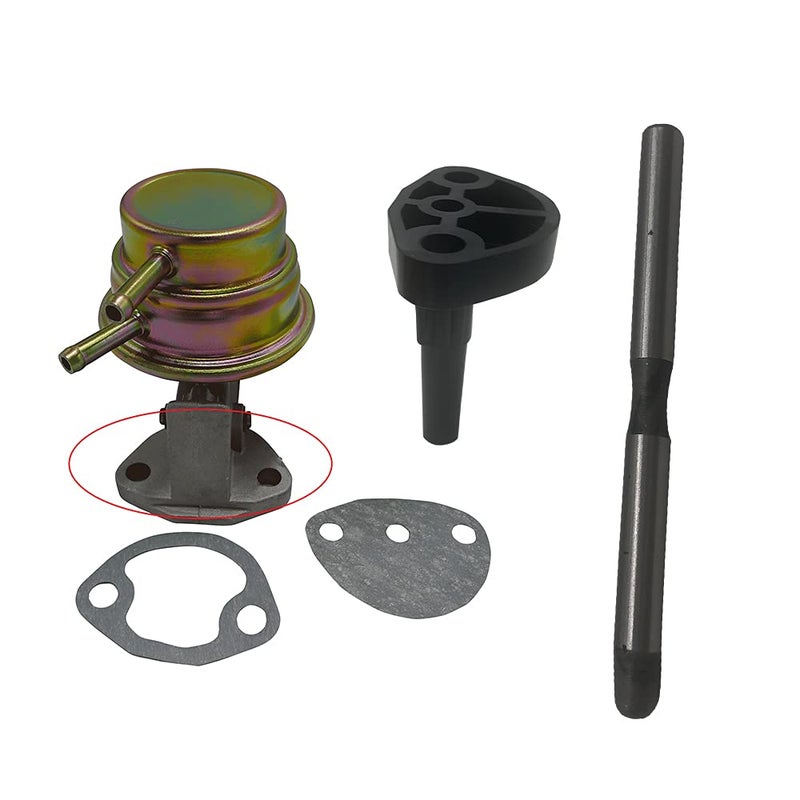 مجموعة مضخة الوقود DASPARTS 113127025D بما في ذلك مضخة الوقود 113127025D وفلانج 113127303 وقضيب قيادة بطول 108 مم على طراز مولد البيتل غيا حتى 1973 والحافلة حتى 1971