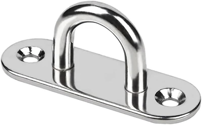 304 Stainless Steel Heavy Duty Ceiling Hooks M6 Square Diamond Elliptical For Hanging Plants Wall Kitchen 10PCS - Image 2