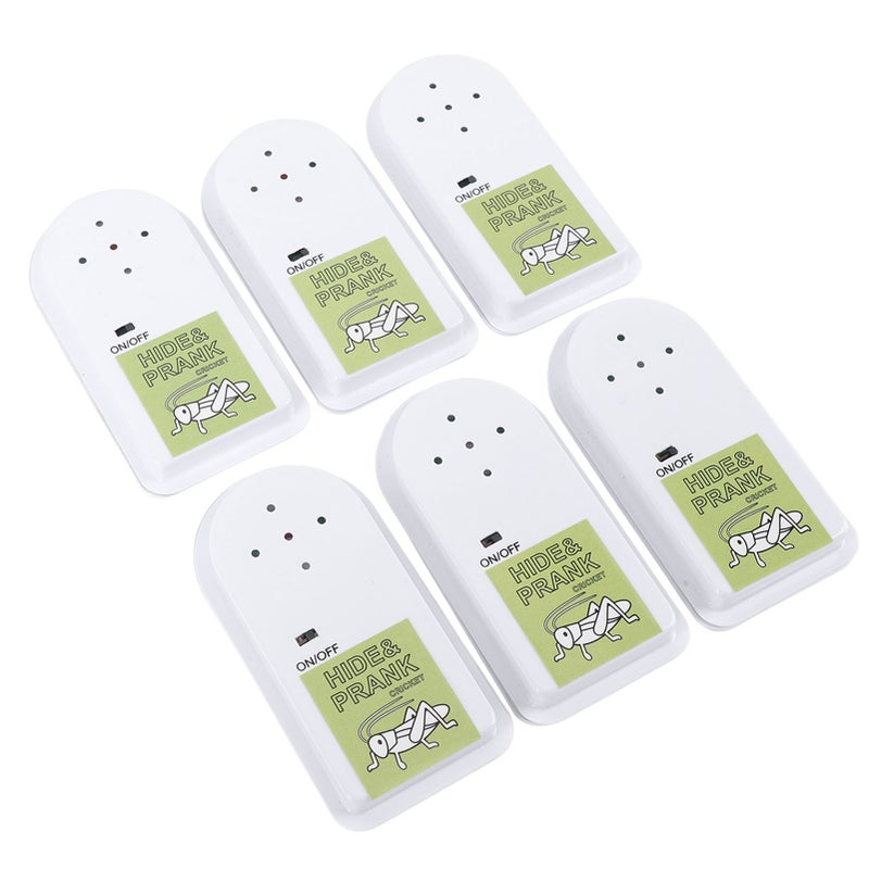 6pcs Cricket Noise Maker Funny Prank Noise Maker Cricket Funny Box for Home and Office - Image 2