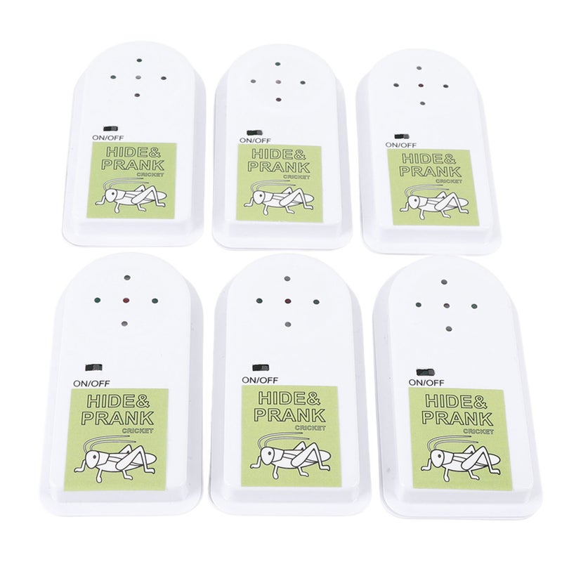 6pcs Cricket Noise Maker Funny Prank Noise Maker Cricket Funny Box for Home and Office - Image 3