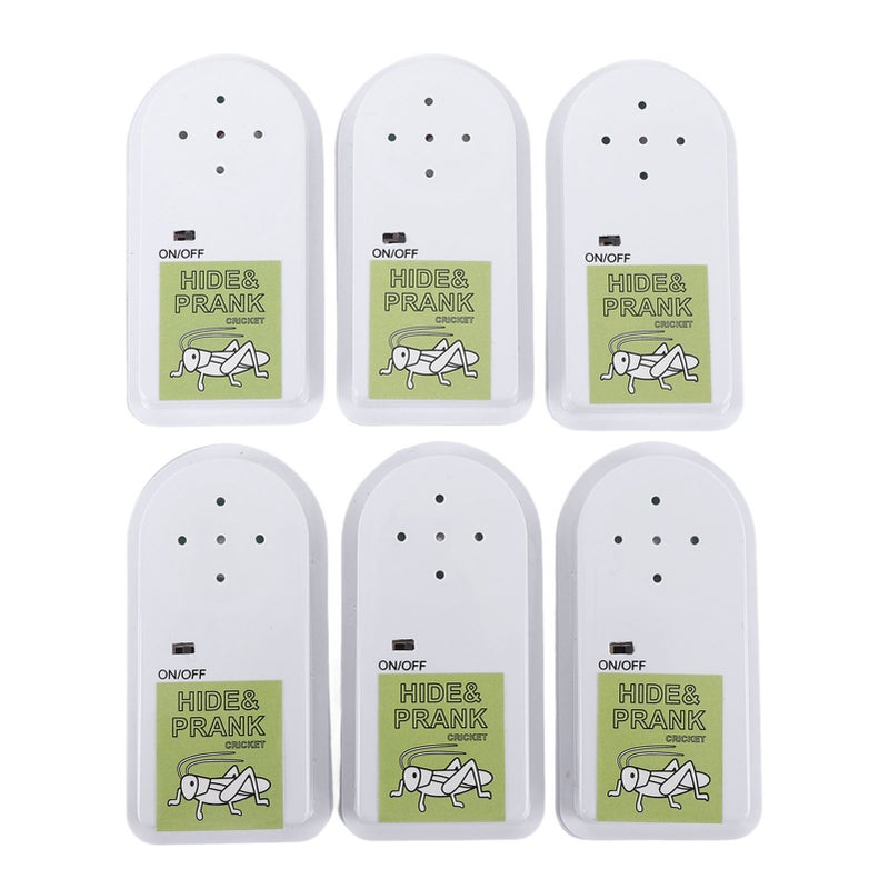 6pcs Cricket Noise Maker Funny Prank Noise Maker Cricket Funny Box for Home and Office - Image 1