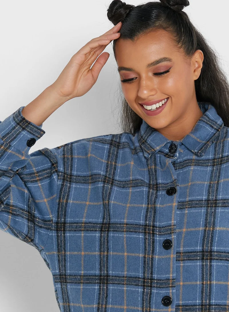 Ginger Checkered Shacket