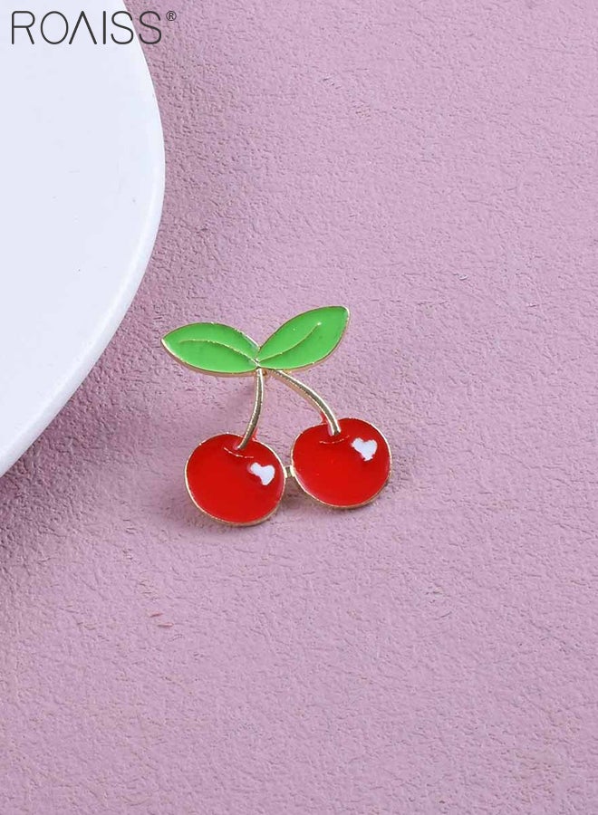 رويس 4 قطع دبابيس صغيرة أنيقة، شارات قلب كرتونية بسيطة وعصرية مناسبة للإكسسوارات الزخرفية للملابس والحقائب وحقائب الظهر والقمصان والسترات - Image 2