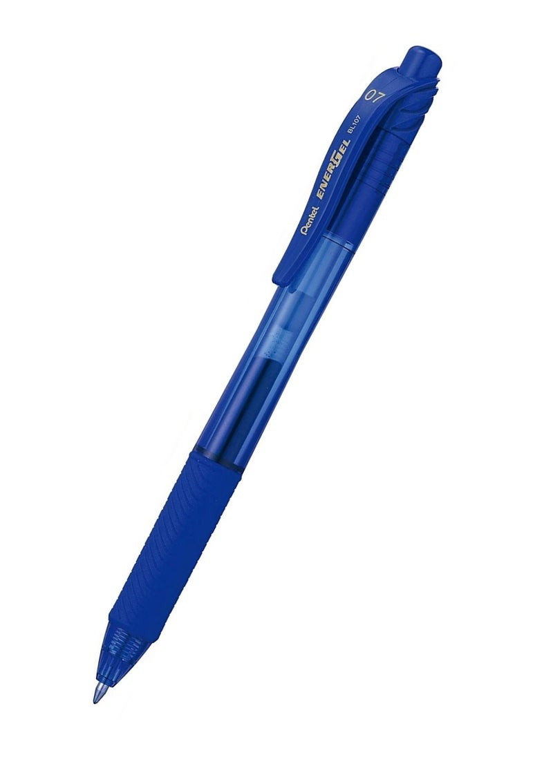 Pentel - 12-Piece Energel Gel Ink Pen 0.7mm Tip Blue Ink - Image 1