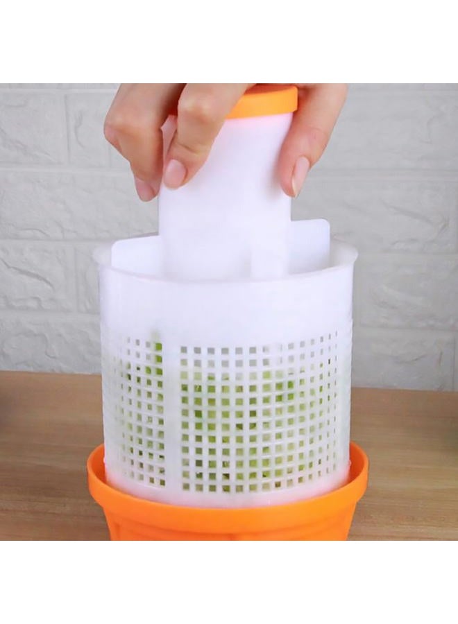 HAKIDZEL Fruit Salad 1pc Vegetable Stuffing Dehydrator Portable Dryers Potato Press Portable Washer Dryer Food Salad Dehydrator Lemon Squeezer Pp Orange Water Remover Manual Manual Set - Image 2