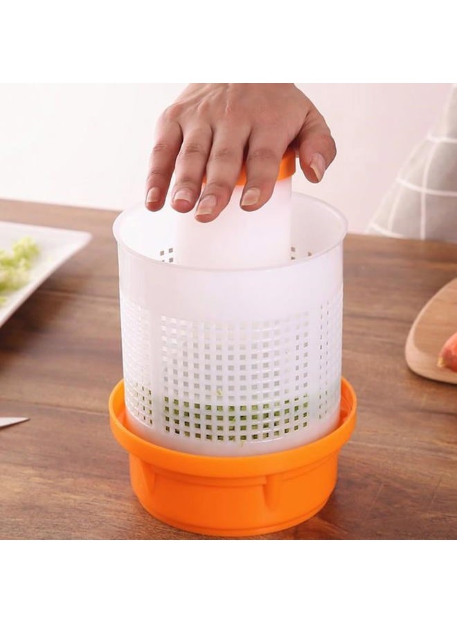 HAKIDZEL Fruit Salad 1pc Vegetable Stuffing Dehydrator Portable Dryers Potato Press Portable Washer Dryer Food Salad Dehydrator Lemon Squeezer Pp Orange Water Remover Manual Manual Set - Image 3