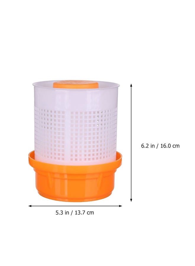 HAKIDZEL Fruit Salad 1pc Vegetable Stuffing Dehydrator Portable Dryers Potato Press Portable Washer Dryer Food Salad Dehydrator Lemon Squeezer Pp Orange Water Remover Manual Manual Set - Image 4