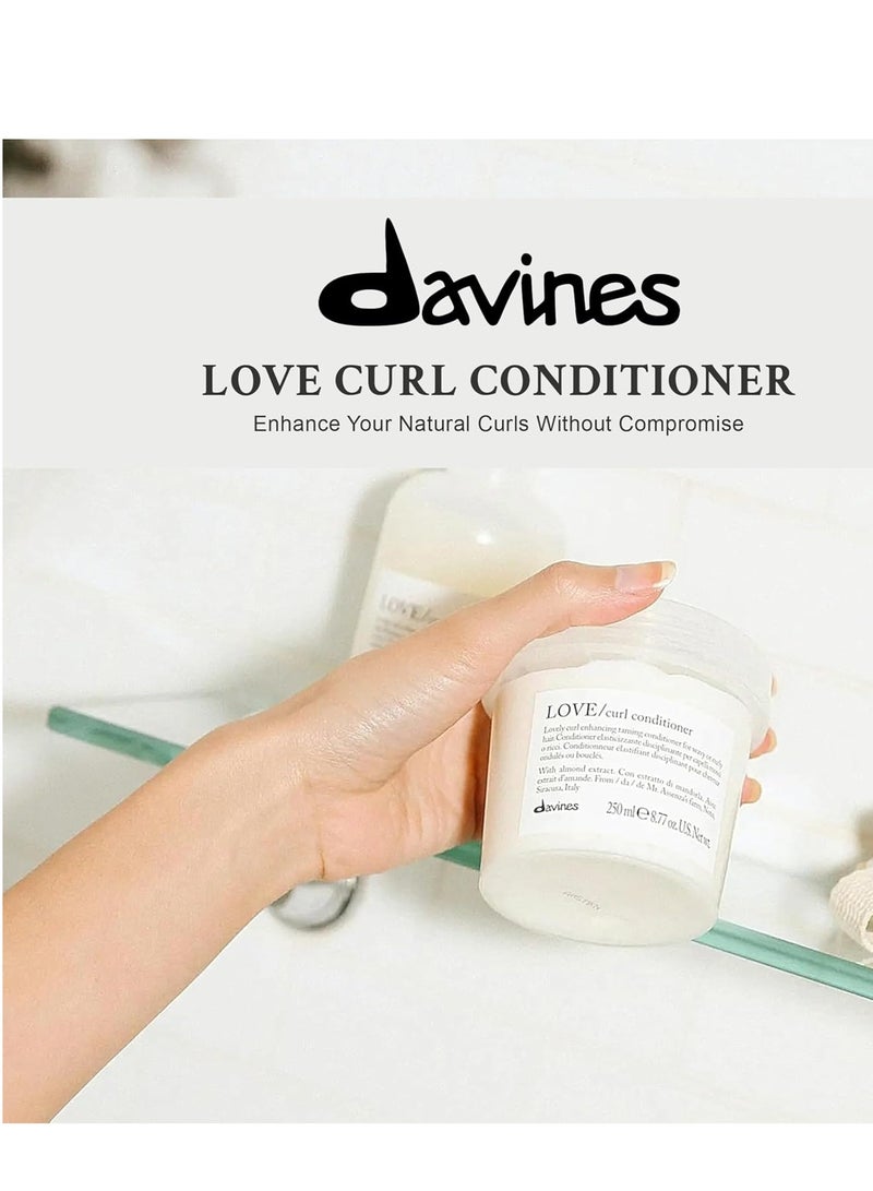 Davines Davines LOVE Curl Conditioner, Enhance and Control Curly and Wavy Hair, Weightless Volume and Softness - Image 2