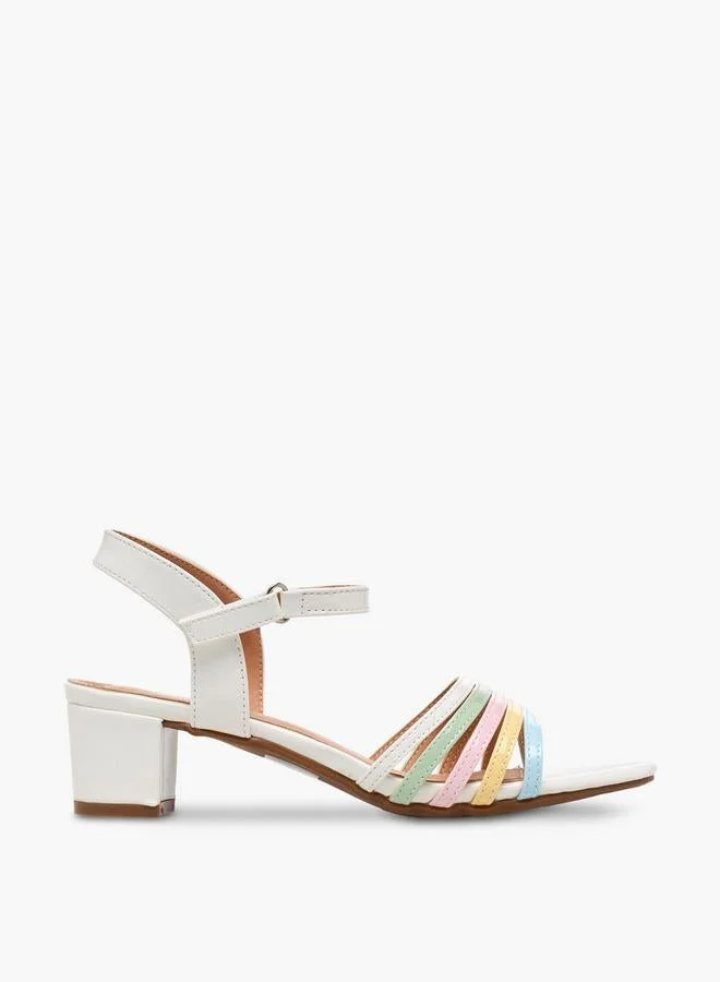 Flora Bella By Shoexpress Girls Strappy Block Heel Sandals