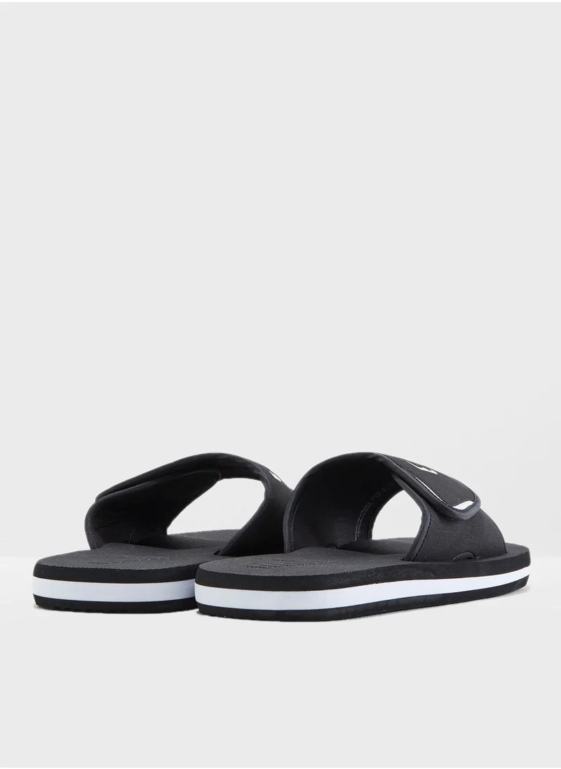 EA7 Emporio Armani Logo Strap Casual Slides