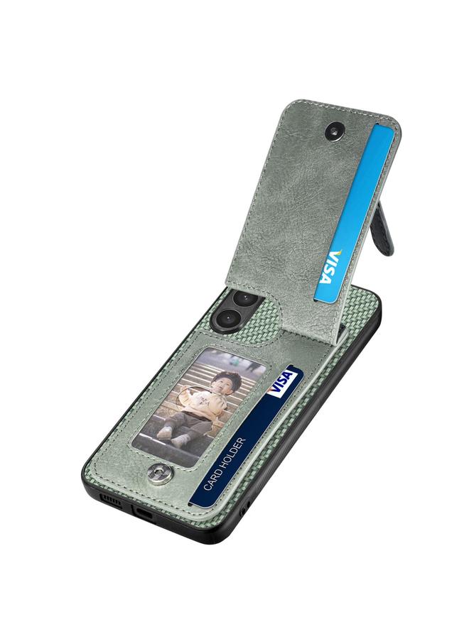 إيروريكس جراب لهاتف Samsung Galaxy A56 5G مصنوع من ألياف الكربون مع سحاب رأسي - Image 4