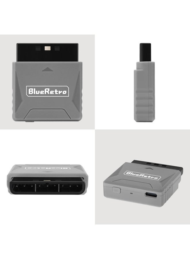 PS1/ps2 Mini BlueRetro Bluetooth Controller Converter Bluetooth Wireless Handle Controller Adapter-Product Color:Black - Image 5