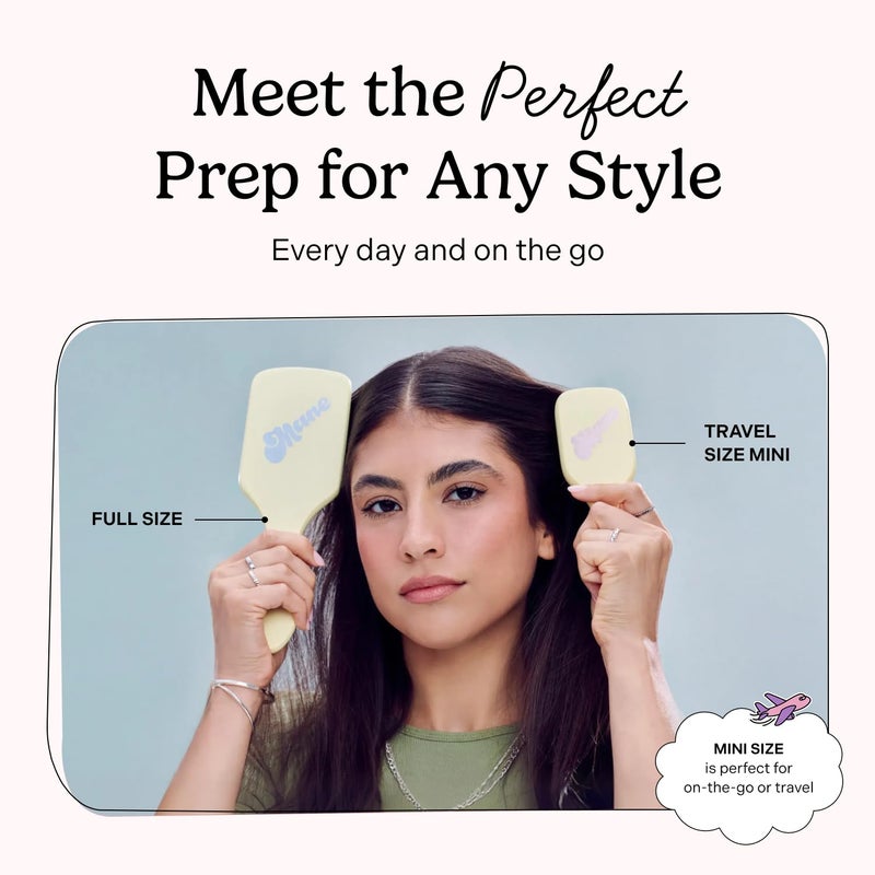 Mane Ready or Knot Detangling Curly Hair Brush - Anti-Static Metal Bristle Hair Brush for Straightening, Smoothing & Fighting Frizz - Provides Scalp with a Gentle Massage - Image 4