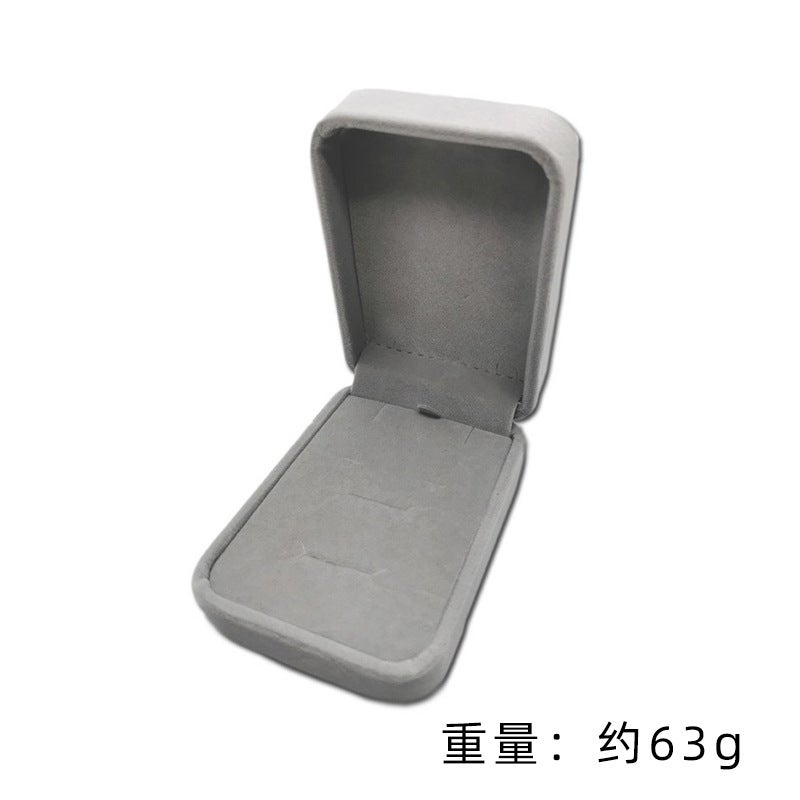 Generic Jewelry Storage Box for Rings, Bracelets and Earrings Gray 7*10*4 (necklace + ear studs + ring box)