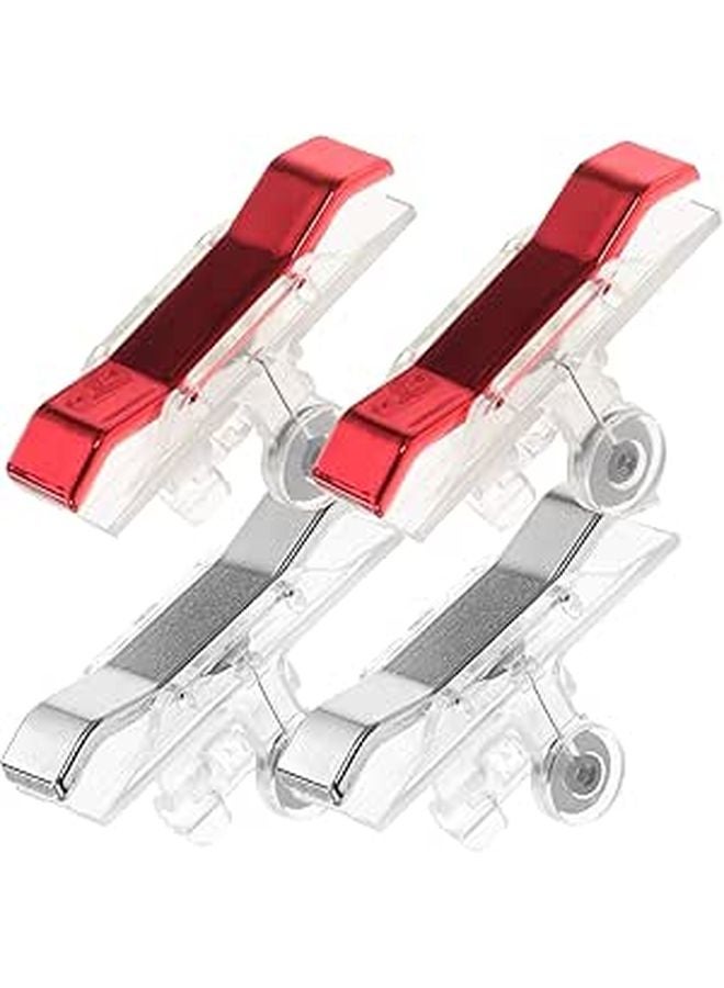 Metal Mobile Game Controller Buttons 2 Pairs Triggers Enhanced Shooting Experience Smartphone Gaming Accessories - Image 1