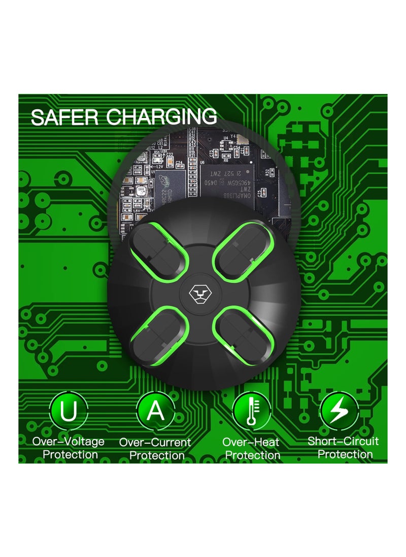 SYOSI - 4 x 1300mAh Rechargeable Controller Battery Packs Compatible with Xbox Series X/Xbox Series S/Xbox One/Xbox One S/X/Elite Controller, 4 Slot Battery Station and Charging Station for Controllers - Image 1