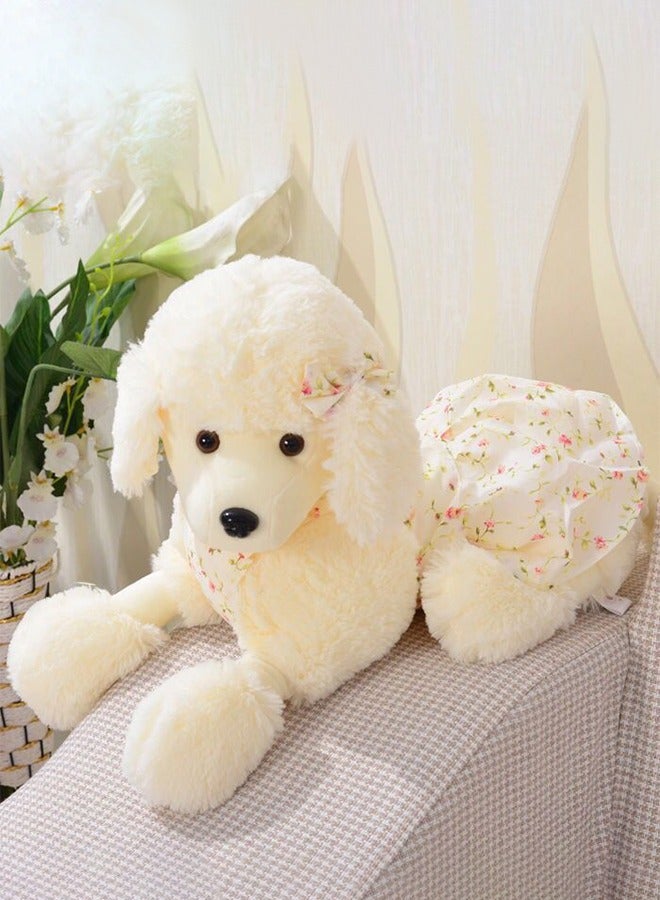 DUNISO Poodle plush toy, simulated dog doll, stuffed animal toy,Stuffed Gift for Graduation Birthday Wedding Decorations Party Favors - Image 1