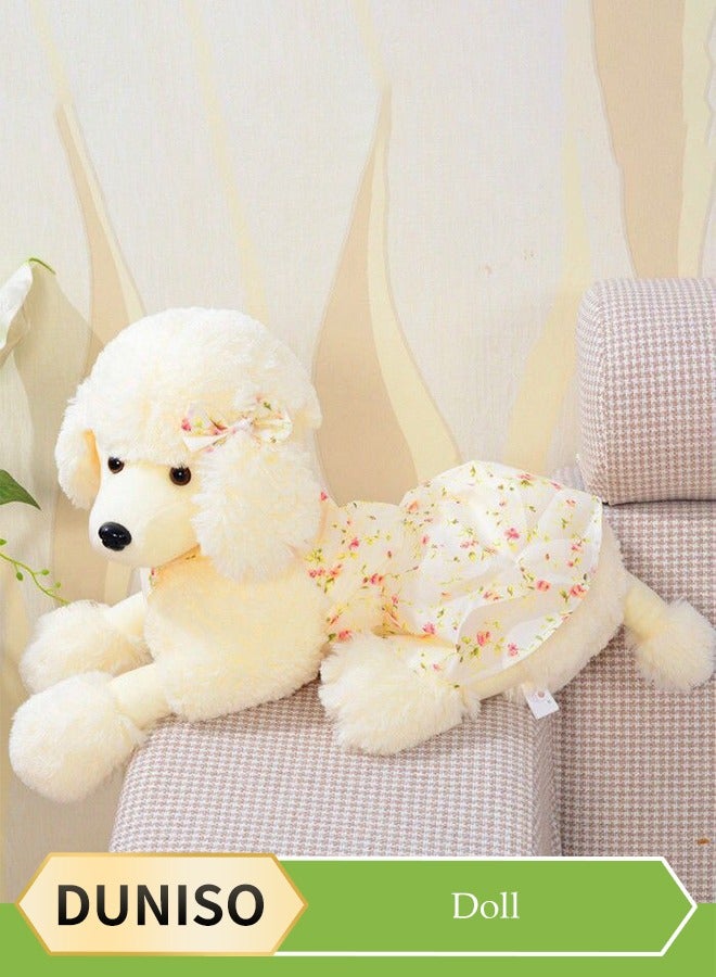 DUNISO Poodle plush toy, simulated dog doll, stuffed animal toy,Stuffed Gift for Graduation Birthday Wedding Decorations Party Favors - Image 2