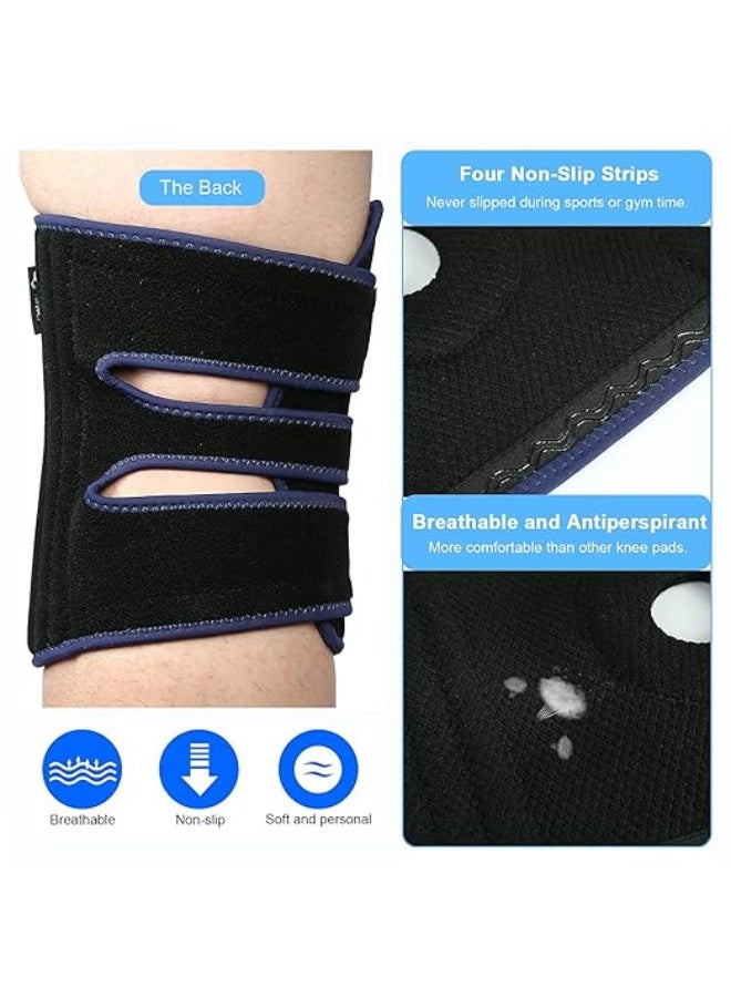 Professional Plus Size Knee Brace with Side Stabilizers for Pain Relief and Injury Recovery - Image 3