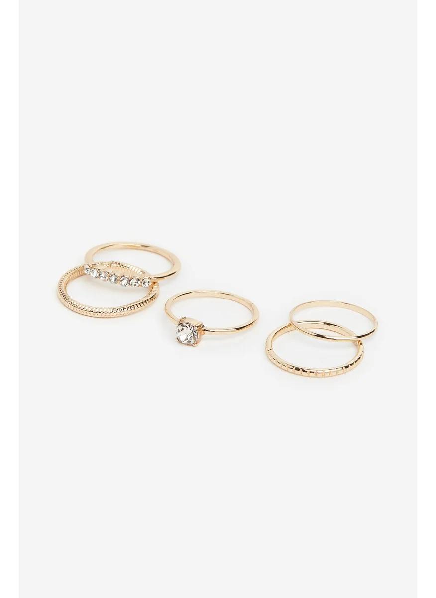 H&M 5-Pack Metal Rings