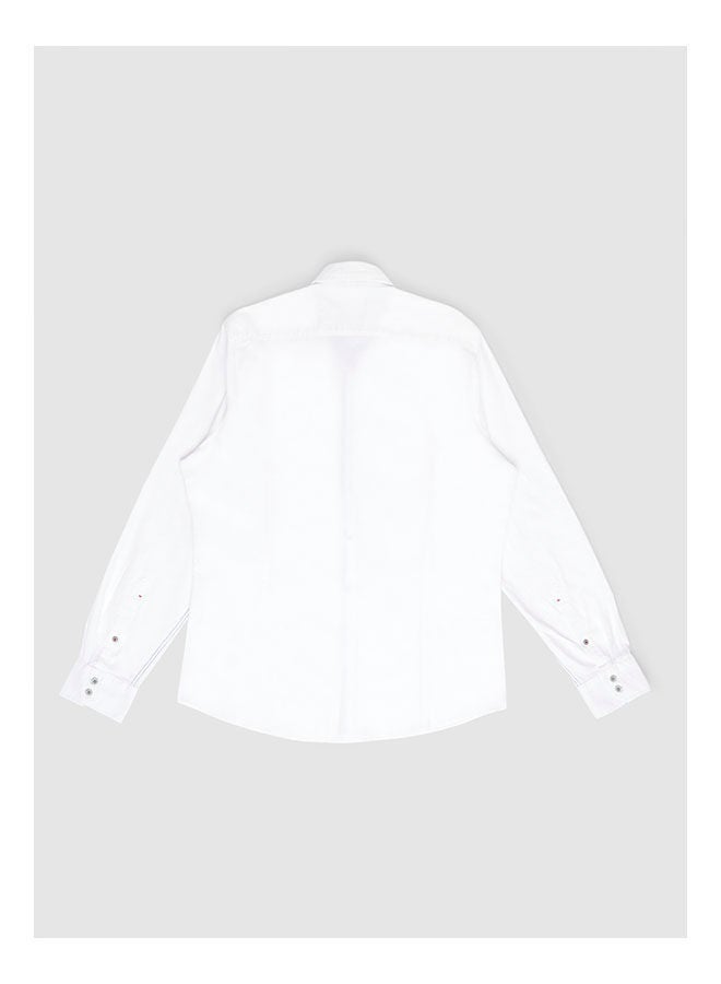 Olymp Collared Neck Long Sleeve Plain/Basic Shirt  - Image 2