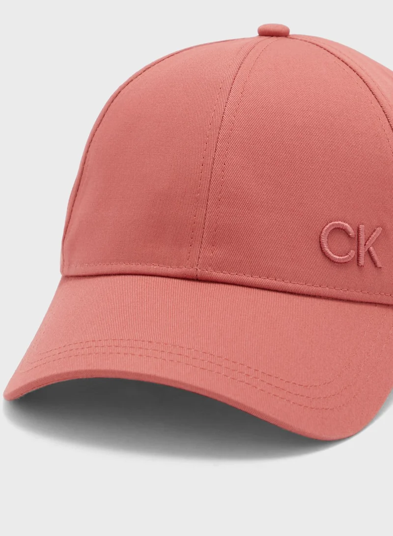CALVIN KLEIN Logo Detailed Curved Peak Cap