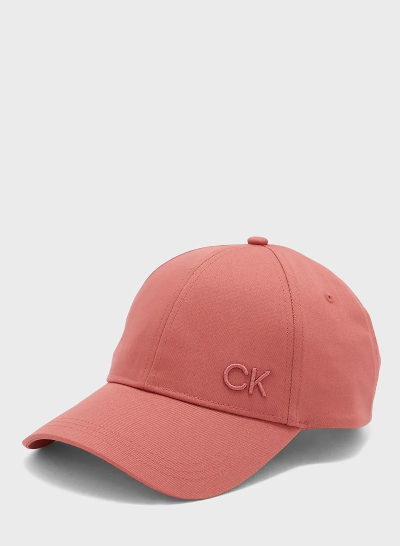 CALVIN KLEIN Logo Detailed Curved Peak Cap