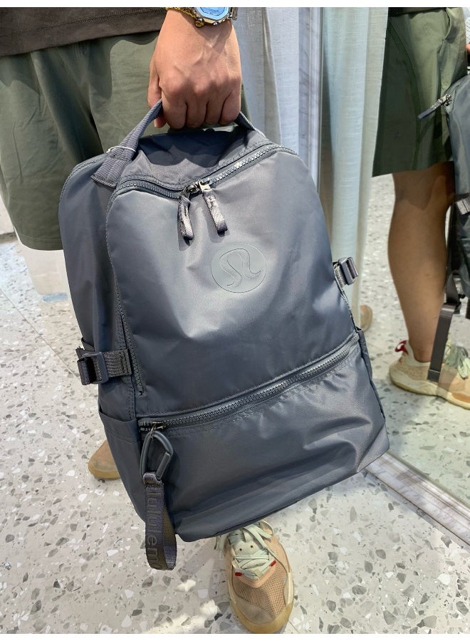 Lululemon double shoulder bag, sporty, for school, casual wear, hiking, 22l large capacity backpack - Image 3