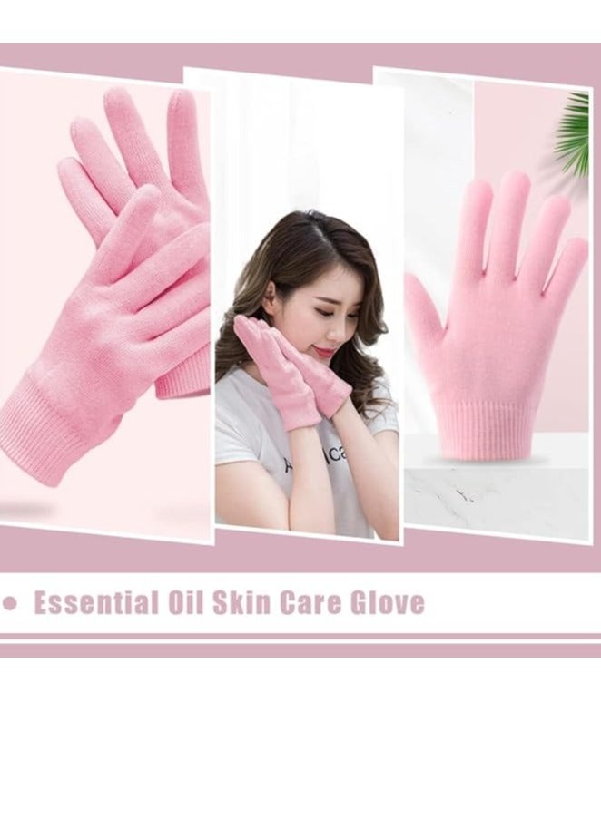 1 Pair Moisturizing Gloves Finger Moisture Gloves Soft Moisturizing Gloves for Dry Rough and Cracked Hands Silicone gloves Reusable SPA Gel Gloves Moisturizing Whitening  - Image 2