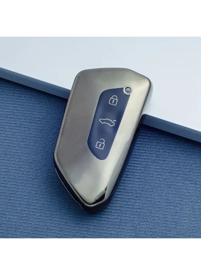 Durable TPU Key Case Cover for VW Golf 8 MK8 ID.3 ID.4 Cupra Skoda Octavia SEAT Leon MK4 2020 2025 with Keychain - Image 5