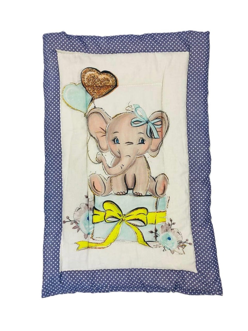 RUMPES Multicolor Cotton Godari Crib Sheet and Baby Bedding Set Swing Mattress Nest Bed 012 Months Pack of 3 Combo 31 - Image 4