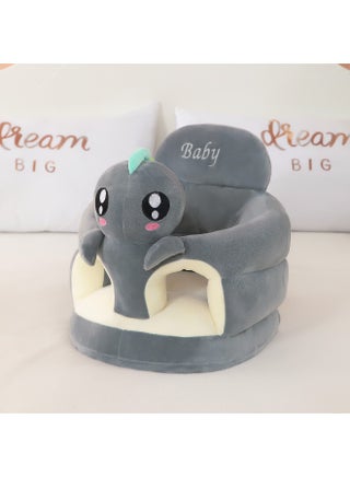 Elliptical Dark Gray Dinosaur 45*45 Finished Sponge Version