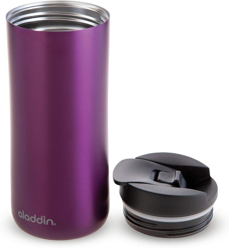 Aladdin Leak-Lock™ Thermavac Stainless Steel Mug 0.35L Purple - Leakproof and Insulated - Image 4