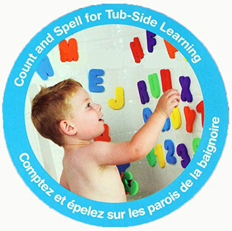 BAIVYLE Baby Bath Toys Foam Fun Alphabet Letters and Numbers-Floating Toy 36 PCS ABC for Bathtub Educational Kids Boys Girls. Baby Bath Time Toys-Makes Clean Up Easy as They Drip Dry in The Tub - Image 3