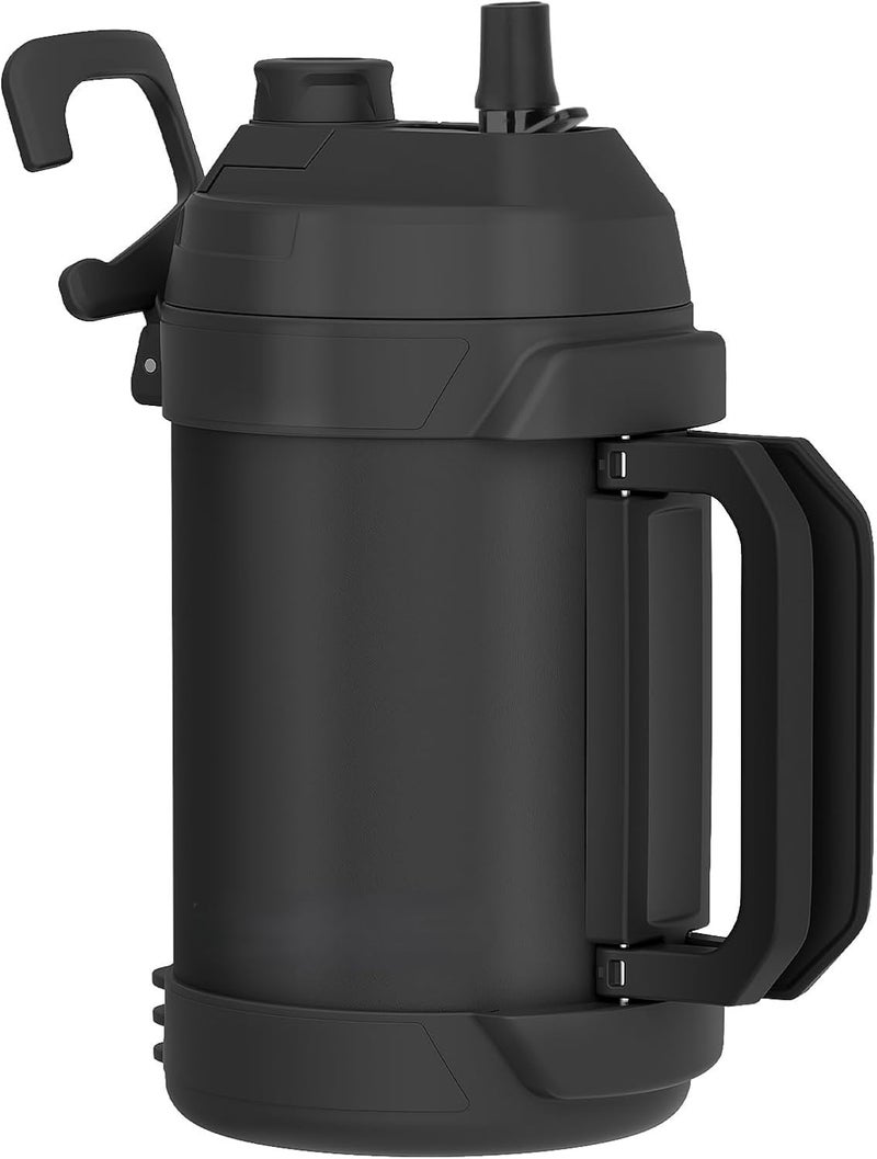 Hydraful 1 gallon water jug, 128 oz Large Insulated Stainless Steel Sports Water Jug, Large Triple Wall Vacuum Insulation Water Bottle-Keeps Cold up to 48 Hrs-Sweat Proof, for Gym, Hiking & Camping - Image 1