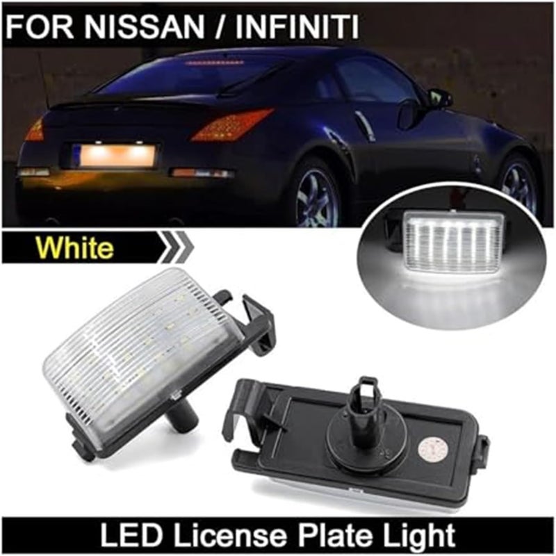 DEMULAX 2Pcs LED License Plate Light for Nissan and Infiniti - Image 5