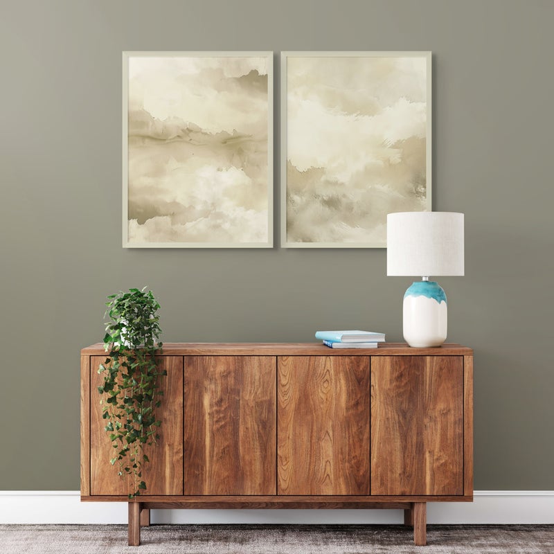 آرت دیکور  طباعة فنية مؤطرة بورتريه لفن جداري تجريدي حديث بأسلوب بسيط – لوحات فنية تجريدية لغرفة المعيشة، غرفة النوم، المكتب، الاستوديو، وديكور المنزل. - Image 2