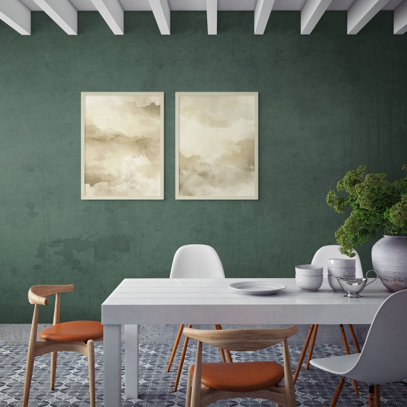 آرت دیکور  طباعة فنية مؤطرة بورتريه لفن جداري تجريدي حديث بأسلوب بسيط – لوحات فنية تجريدية لغرفة المعيشة، غرفة النوم، المكتب، الاستوديو، وديكور المنزل. - Image 3