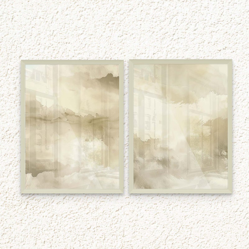 آرت دیکور  طباعة فنية مؤطرة بورتريه لفن جداري تجريدي حديث بأسلوب بسيط – لوحات فنية تجريدية لغرفة المعيشة، غرفة النوم، المكتب، الاستوديو، وديكور المنزل. - Image 1